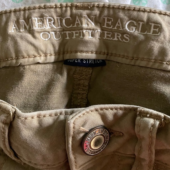 AE Khaki Jeggings - Picture 6 of 7